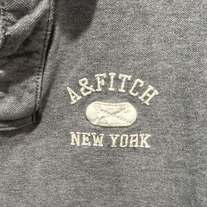Abercrombie & Fitch Charcoal Polo Shirt Muscle M